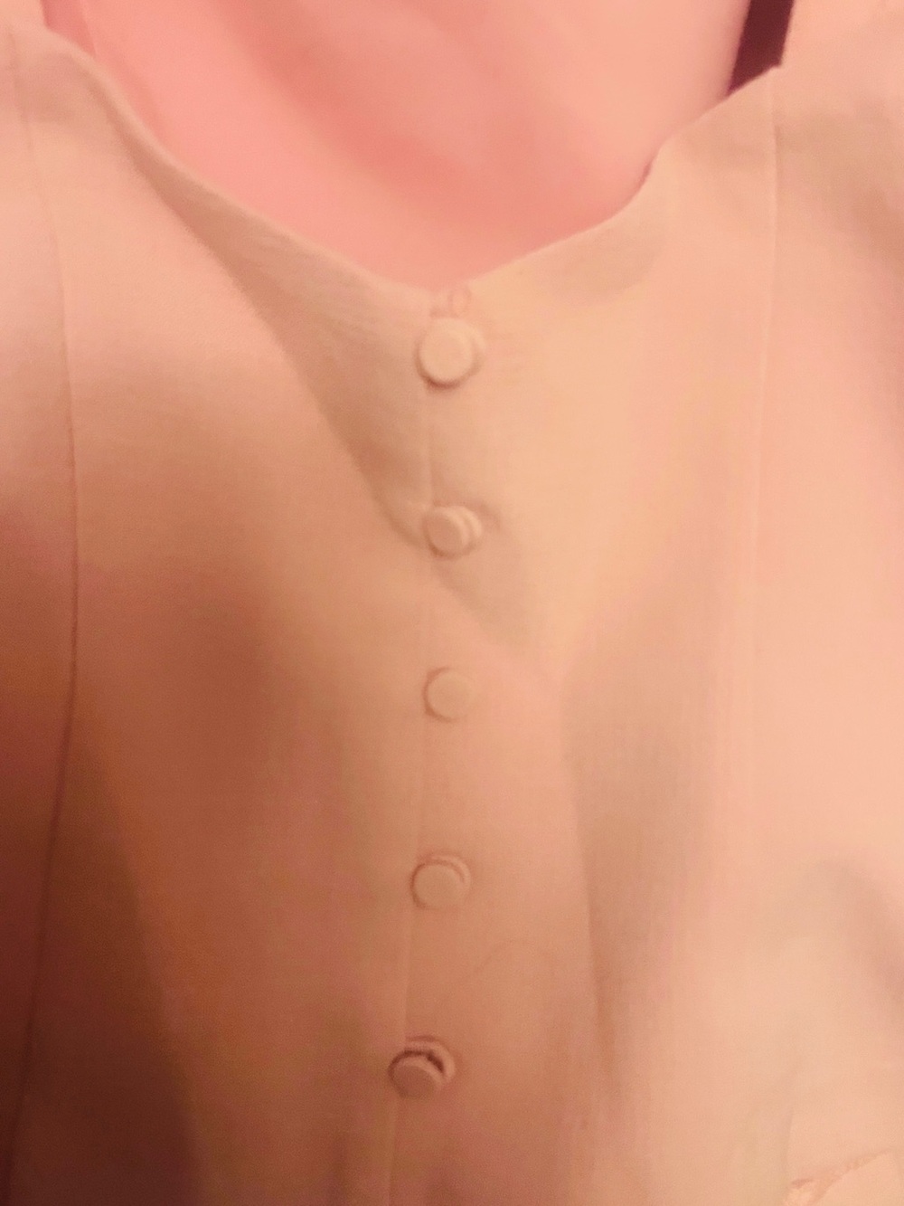 Express Light Pink Button-Front Camisole